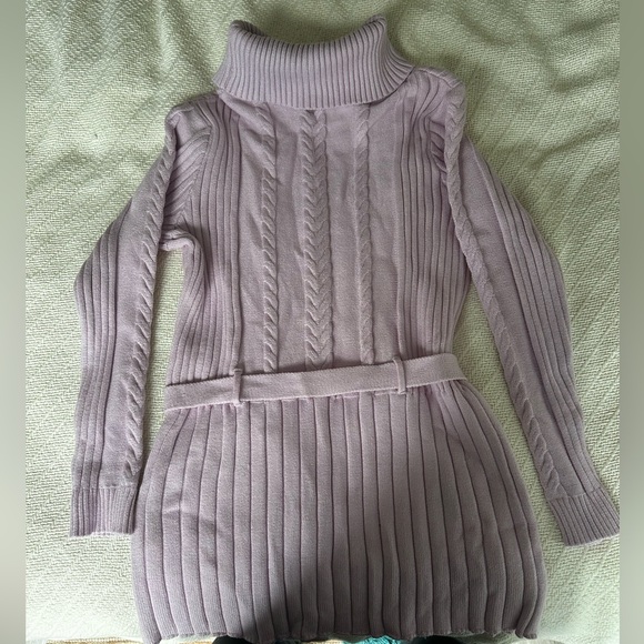 Long light purple turtle neck sweaters size Small - Picture 2 of 2